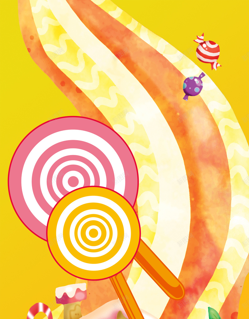 可爱卡通糖果小屋背景psd设计背景_88icon https://88icon.com 卡通 可爱 好心情 彩色 手绘 新品 棒棒糖 橙子味 海报 甜品 甜蜜 糖果 素材 背景 草莓味