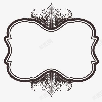 古风荷花纹装饰框模板古典png免抠素材_88icon https://88icon.com 古典PNG 古风荷花纹 模板 装饰框