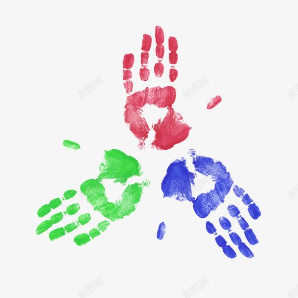 颜料彩色手掌png免抠素材_88icon https://88icon.com 手印 手掌印 手绘儿童活动绘画设计素材 水彩油漆手掌 颜料彩色手掌