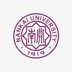南开大学紫色1919南开大学logo图标高清图片