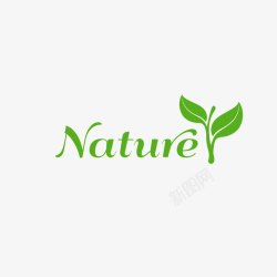 环保字体nature自然高清图片