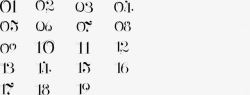 罗马数字海报背景素材