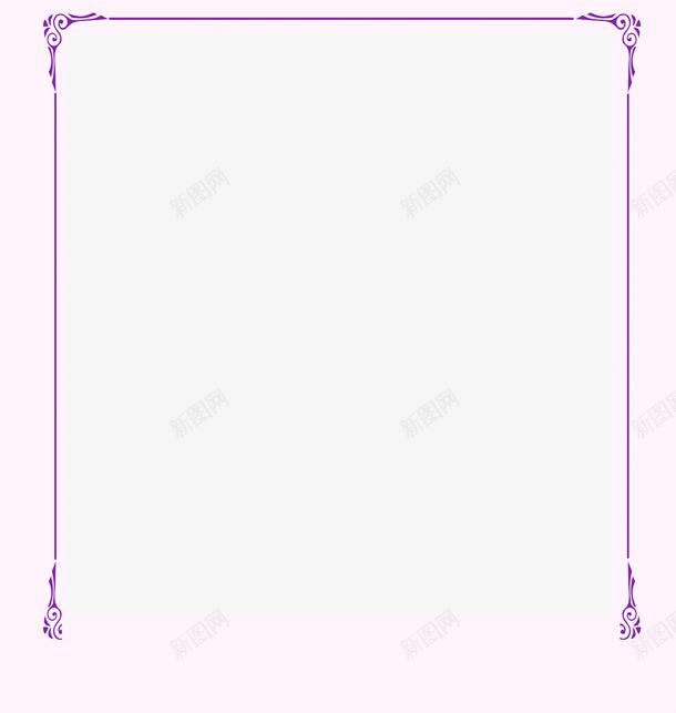 紫色花纹婚礼边框png免抠素材_88icon https://88icon.com 婚礼 紫色 花纹 边框