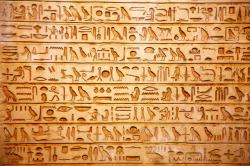 古埃及金字塔古埃及文字壁画高清图片