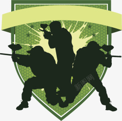 士兵部队PPT元素插图图标高清图片