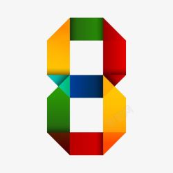 折纸数字素材