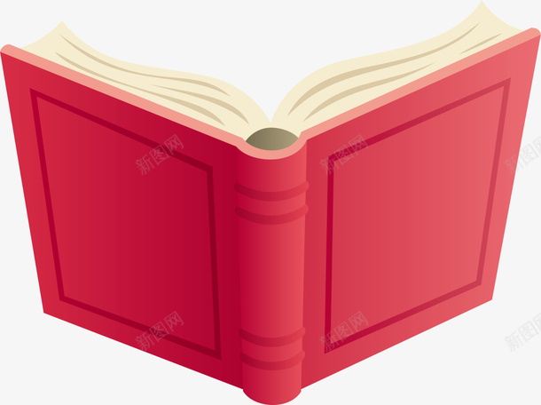 世界读书日红色书本png免抠素材_88icon https://88icon.com 世界读书日 打开的书本 红色书本 红色封面 翻开的书本 黄色纸张