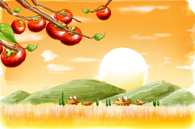 手绘彩色田园风景平面广告矢量图ai设计背景_88icon https://88icon.com 兴趣班招生 平面广告 彩色 手绘背景 插画 水彩画 田园风景 绘画美术 矢量图