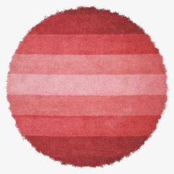 中式地毯红色竖条欧式花纹圆形地毯高清图片