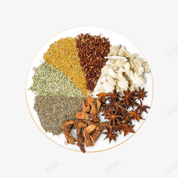产品实物五香八角调味品拼盘png免抠素材_88icon https://88icon.com 五香 八角 材料 棕红色 种子 纯天 良姜 花椒 调味品 调味料 食品 香味浓郁