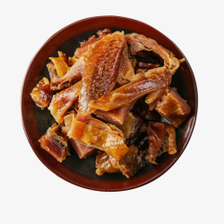 风干腊肉产品实物风干鸡美味高清图片