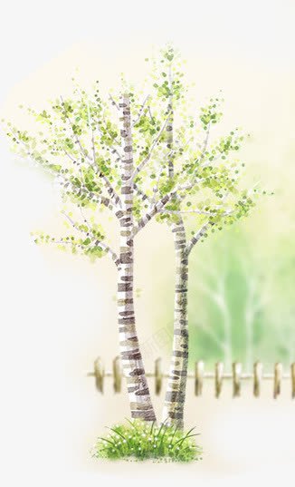 绿色梦幻树叶插画大树png免抠素材_88icon https://88icon.com 大树 插画 树叶 梦幻 绿色