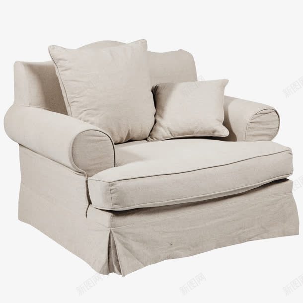 高端简约单人软垫纯色沙发png免抠素材_88icon https://88icon.com 单人沙发 客厅 家具 家居 布艺沙发 扶手椅 椅子 沙发 沙发椅 简约 纯色 软垫沙发 高档
