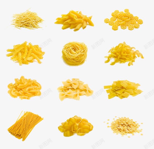 美味的意大利面png免抠素材_88icon https://88icon.com 创意面条 意大利美食 意大利面 空心面 蝴蝶面 通心粉 面食 食材 食物原料 餐饮美食