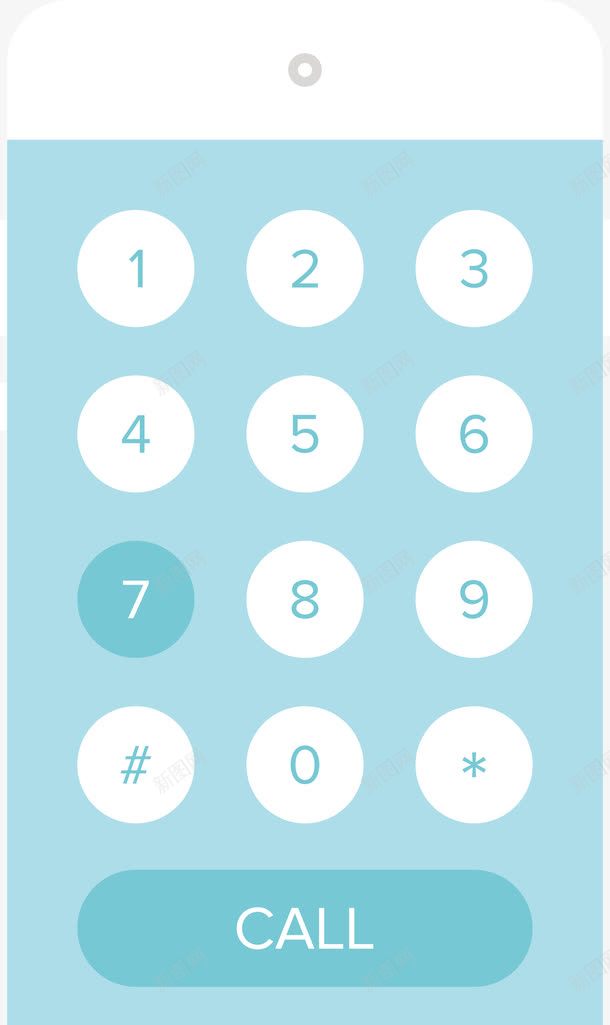 拨打电话png免抠素材_88icon https://88icon.com 手机app首页 拨打电话 操作界面
