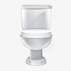 浴室用品卫生间圆形底座马桶元素高清图片