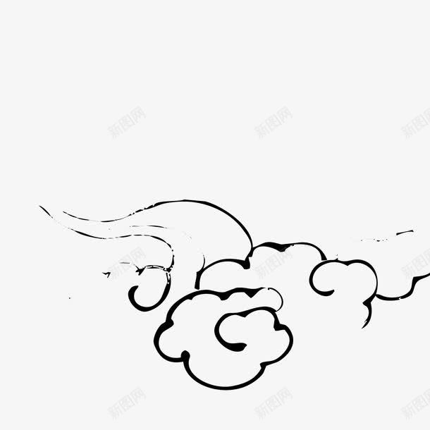 丹青水墨云纹png免抠素材_88icon https://88icon.com 丹青 云纹 优美如 吉祥图案 四合云 如意 如意云 如意形状 如意纹 形态似飞鸟 瑞雀 祥云 祥云云纹 象征高升