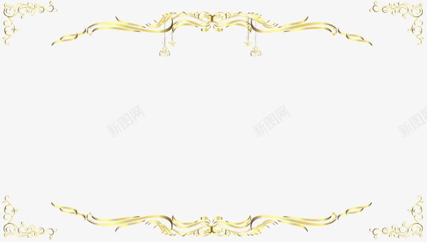 金色边框纹理矢量图eps免抠素材_88icon https://88icon.com 底纹 渐变 边框纹理 金色 矢量图