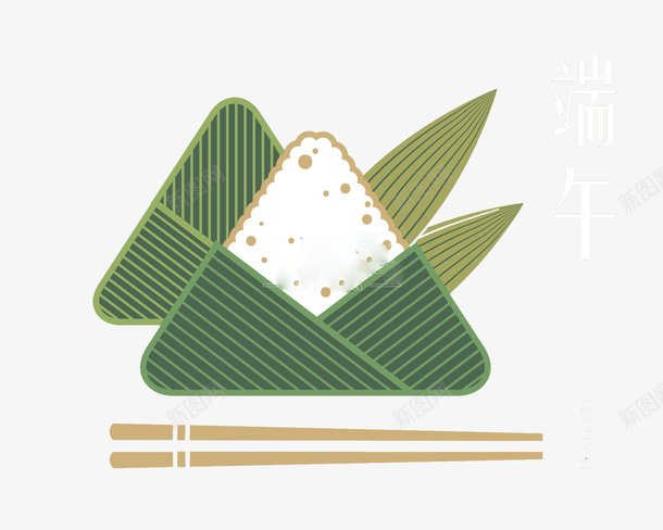 绿色手绘粽子和筷子png免抠素材_88icon https://88icon.com 吃粽子 手绘 端午 端午节 筷子 粽子 绿色 龙舟