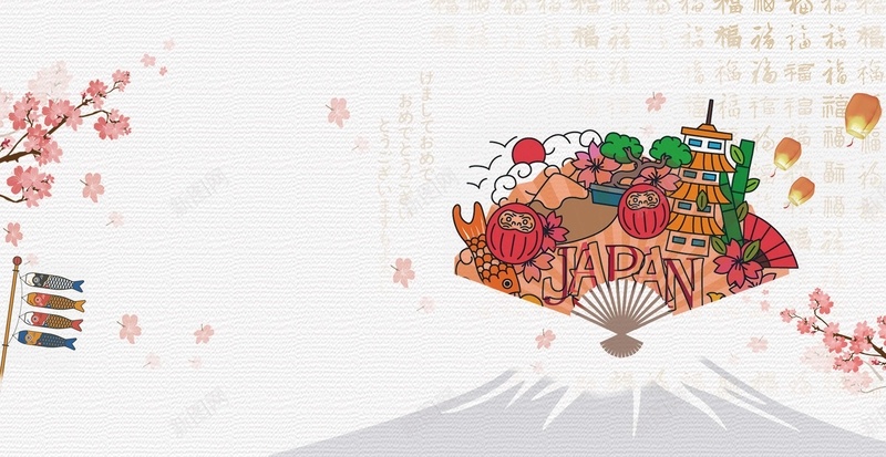 卡通日式风味寿司psd设计背景_88icon https://88icon.com 卡通 可爱 寿司 手绘 旅游 旅行 日式风格 日本 樱花 海报 美食 食品 食物 餐厅