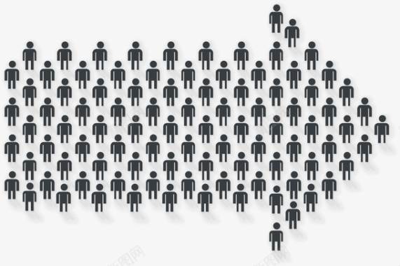 咖啡色人群中国人口日小人图标图标