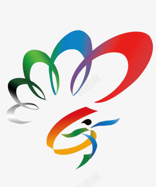 创意彩色logo校园文化艺术节标志图标图标
