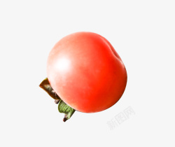 吃柿子红红火火的柿子高清图片