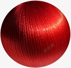 红色节日装饰球素材