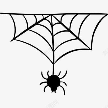 素材蜘蛛网蜘蛛图标图标