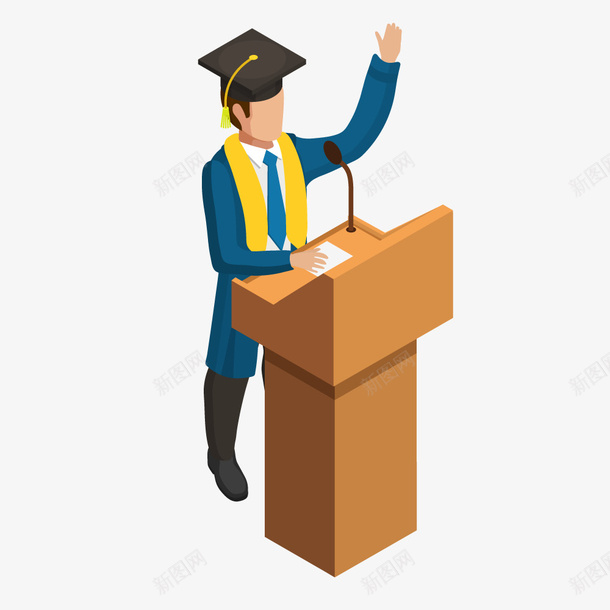 立体化卡通学生毕业季矢量图ai免抠素材_88icon https://88icon.com 上学 写论文 卡通 女学生 学习娃娃 教育 毕业季 看书 老师 运动 青少年 矢量图