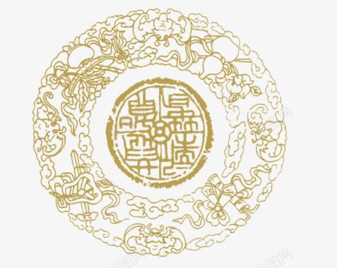 古典图片中国风图标手绘中国风中国图标