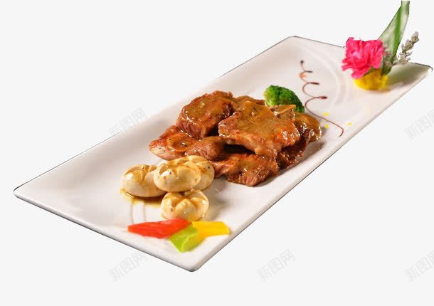 法式黑椒牛排png免抠素材_88icon https://88icon.com 产品实物 法式菜 美食 菜肴