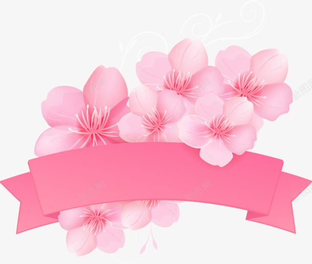 粉色美丽春季花朵勋章png免抠素材_88icon https://88icon.com 春天 春季 春日 桃花 粉色标签 花朵勋章 鲜花