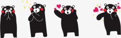 爱心熊本熊爱心熊本高清图片