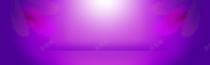 紫色魅力Banner背景psd设计背景_88icon https://88icon.com 华丽 奢华 女性 梦幻 浪漫 海报banner 紫色 羽毛 魅力