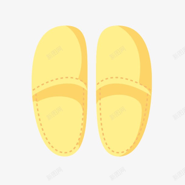 卡通黄色拖鞋png免抠素材_88icon https://88icon.com 卡通拖鞋 室内摆设 家居鞋 黄色拖鞋
