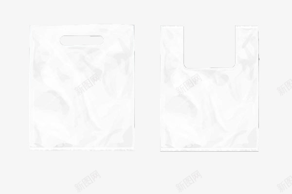 手绘白色塑料包装袋png免抠素材_88icon https://88icon.com 包装袋 塑料袋 手提袋 白色 矢量手绘 空白包装袋 袋子