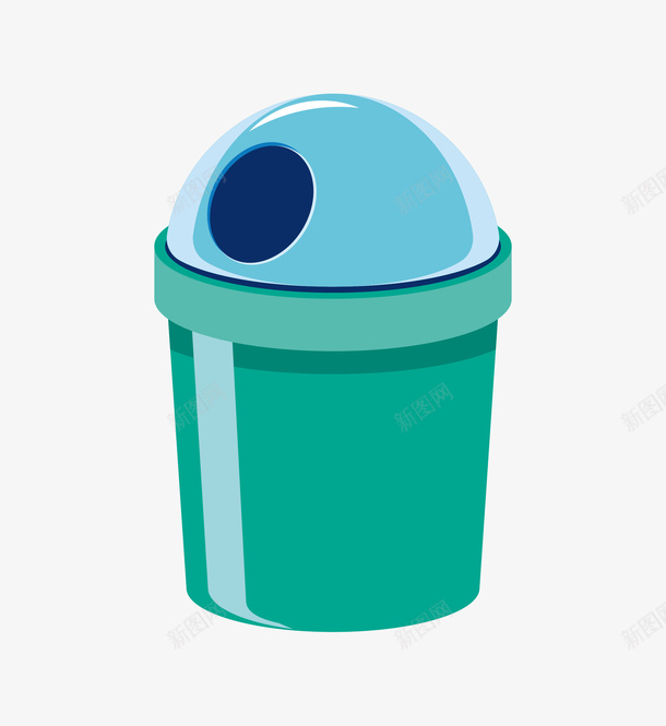 绿色卡通垃圾桶装饰png免抠素材_88icon https://88icon.com 免抠图 卡通垃圾桶 垃圾桶 手绘垃圾桶 绿色垃圾桶 装饰图