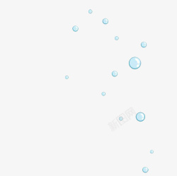 海底里面的气泡素材