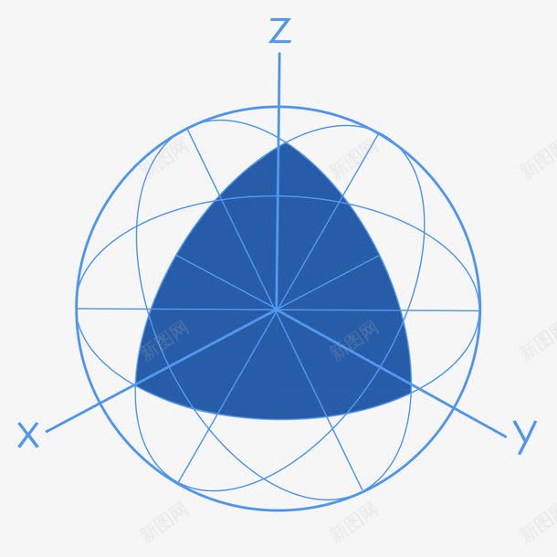 蓝色几何化学科技元素png免抠素材_88icon https://88icon.com 几何 分子元素 化学 医药 生物 科学 科学设计元素 科幻插图 科技 线条 细胞