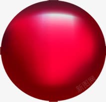 红色圆形气球招聘素材