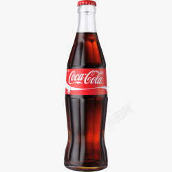 玻璃瓶装可口可乐瓶高清图片
