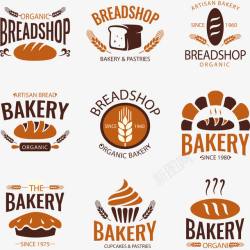 面包房烘焙标签面包店标签高清图片