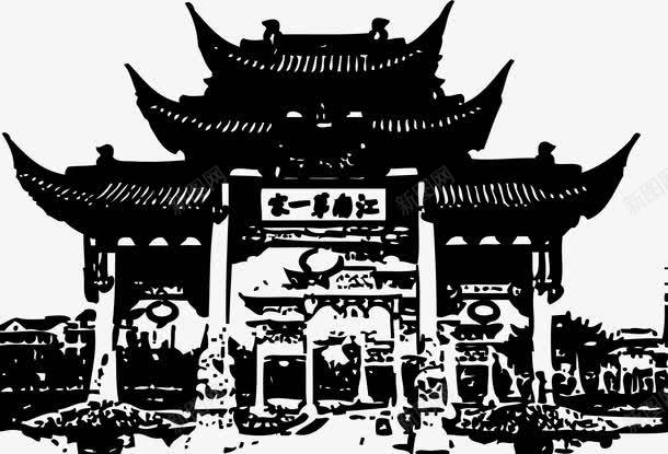 寺庙房屋建筑图png免抠素材_88icon https://88icon.com 人文景观 古寺 古庙 古建筑 寺庙 建筑 房子 摄影 旅游摄影 素描箭头 风光