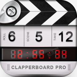 简约计时器卡通计时器电影打板图标高清图片