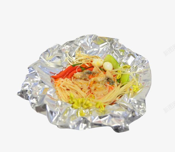 银色锡纸花甲粉食物png免抠素材_88icon https://88icon.com 产品图 宣传单页 广告 红色 绿色 美食 银色 锡纸烧烤 食物