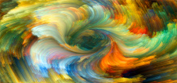 高清机理彩色云形艺术抽象画高清图片