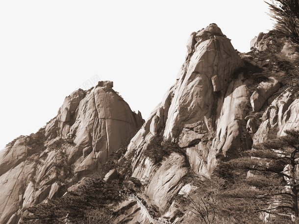 中国山水名山黄山怀旧松石头psd免抠素材_88icon https://88icon.com 中国山水 名山 怀旧 松石头 黄山
