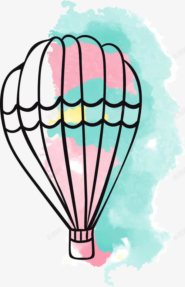 水彩热气球png免抠素材_88icon https://88icon.com 卡通手绘 可爱 水彩 漂浮 热气球 装饰