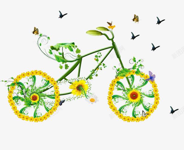 环保出行png免抠素材_88icon https://88icon.com 低碳环保绿色出行 共建绿色生活 环保 绿色 绿色出行图片 自行车 装饰画图片